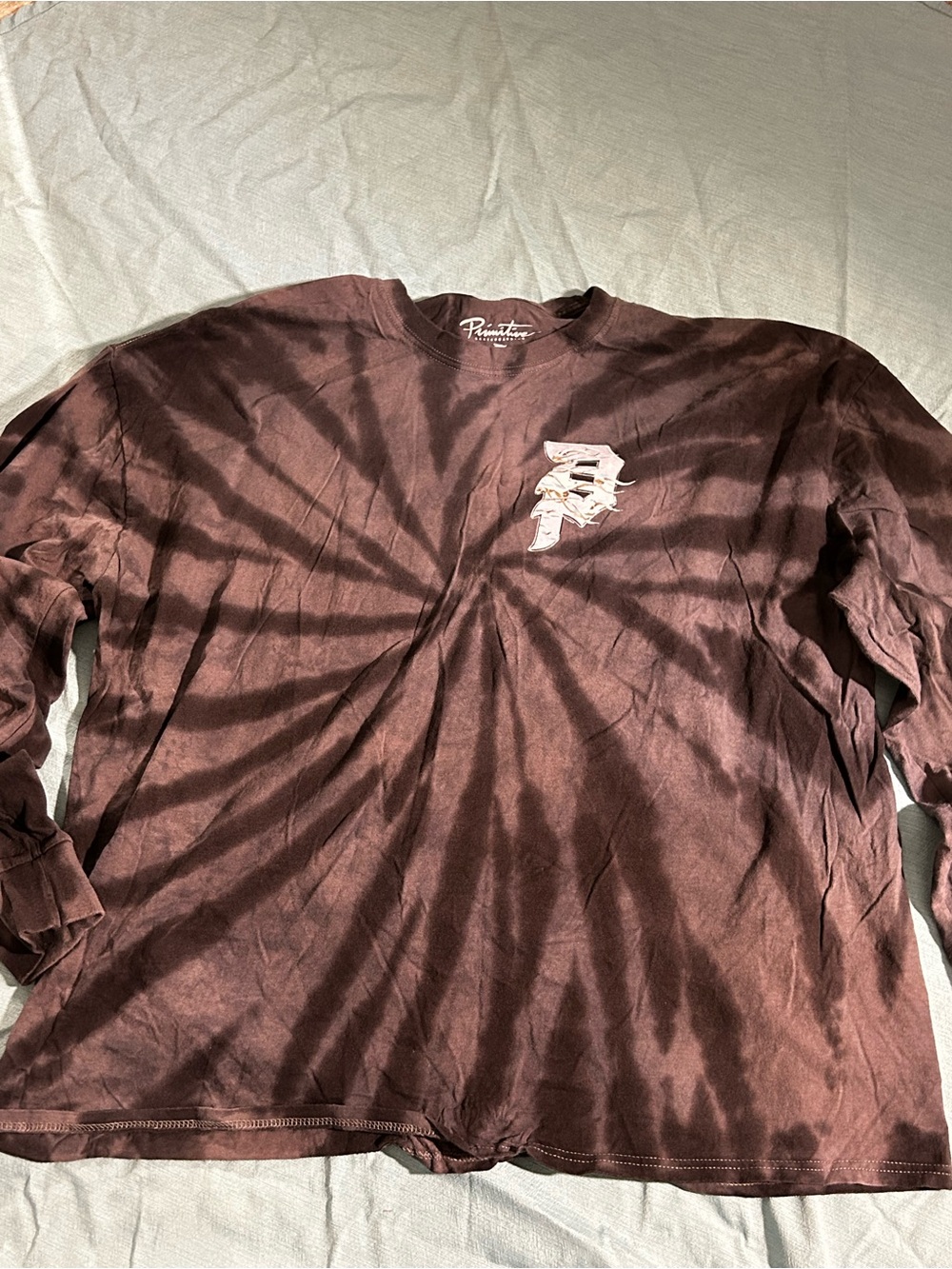 Primitive Skateboarding Tie-Dye Long Sleeve Tee 2XL